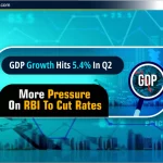 भारत की Q2 GDP वृद्धि 5.4% पर, RBI पर दरों में कटौती का दबाव बढ़ा