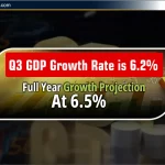 Q3 GDP Data: Q3 GDP ग्रोथ 6.2%, FY 2025 के लिए 6.5% का अनुमान